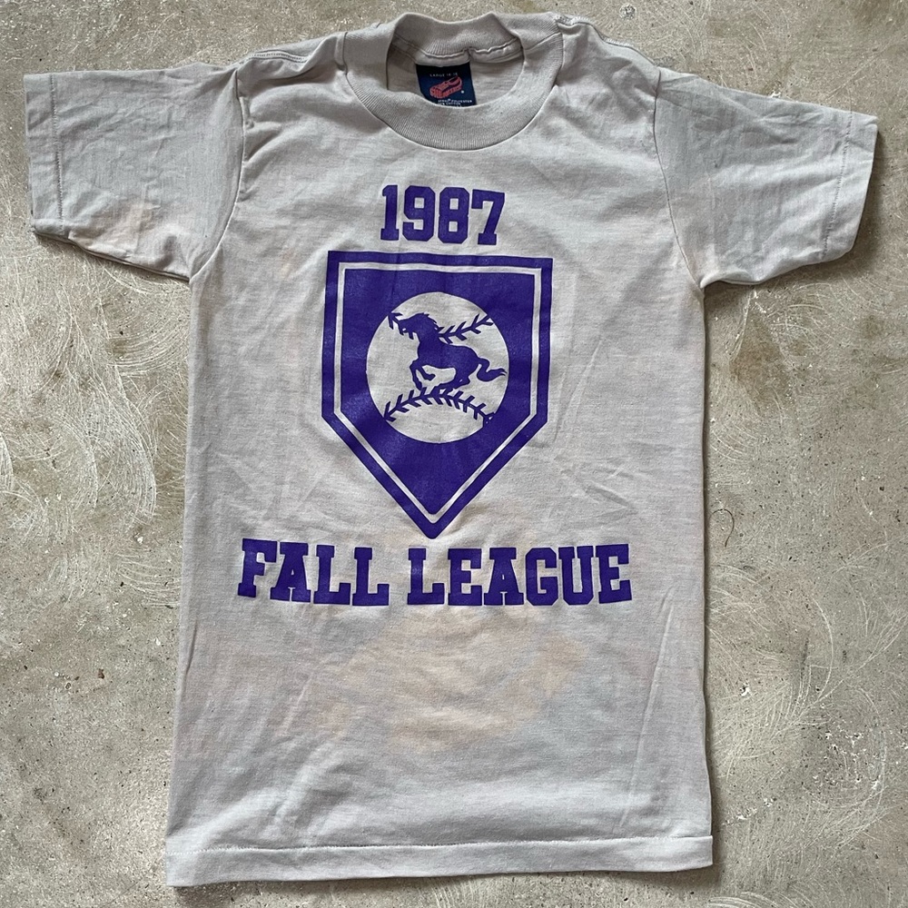 Vintage kids shirt 1987 Baseball size 7/8